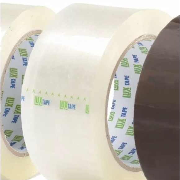 SALE - Roll of Clear Packing Tape 165 ft roll 2” wide packing box tape 55 yd - Picture 2 of 2